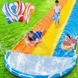 Triple Water Slide 22.5 feet long
