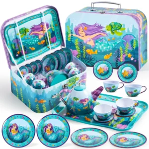 Mermaid or Unicorn Complete Tea Party Set