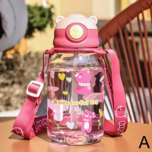 Cute Kids 22oz Water Bottle BPA Leakproof