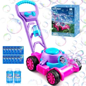 Purple Lawn Mower Bubble Machine